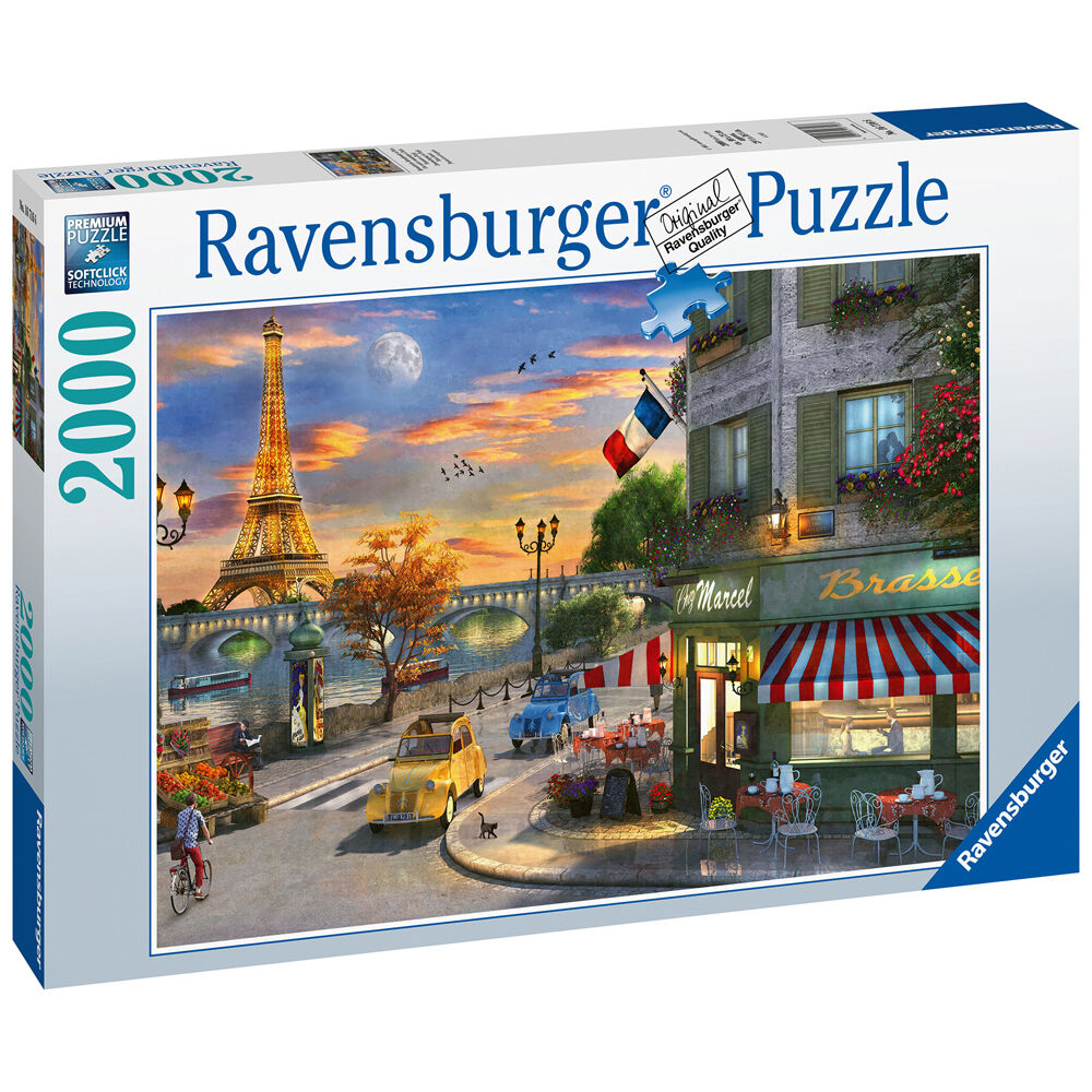 2000pc Ravensburger Paris Sunset Jigsaw Puzzle 98x75cm 14y+