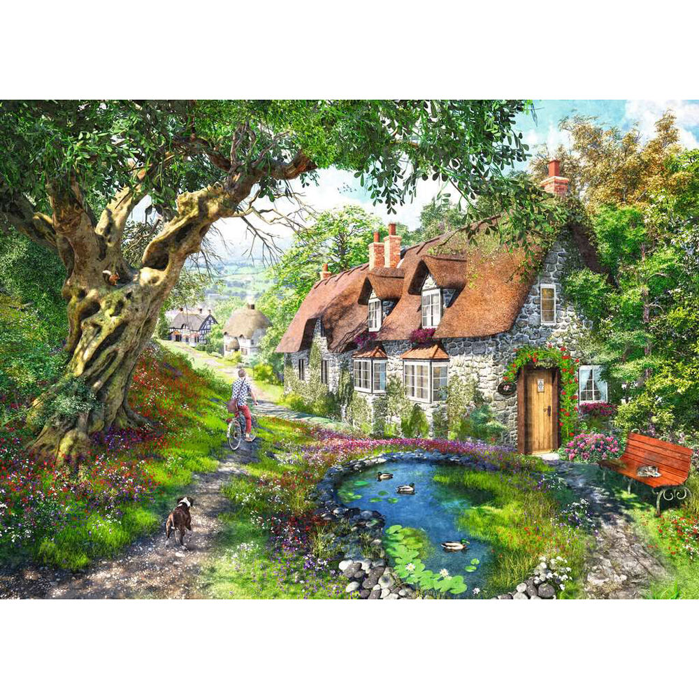 1000pc Ravensburger Flower Hill Lane Jigsaw Puzzle 70x50cm 12y+