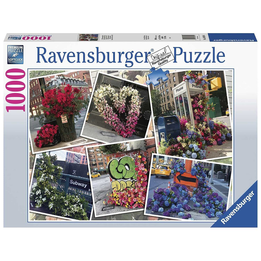 1000pc Ravensburger NYC Flower Flash Jigsaw Puzzle