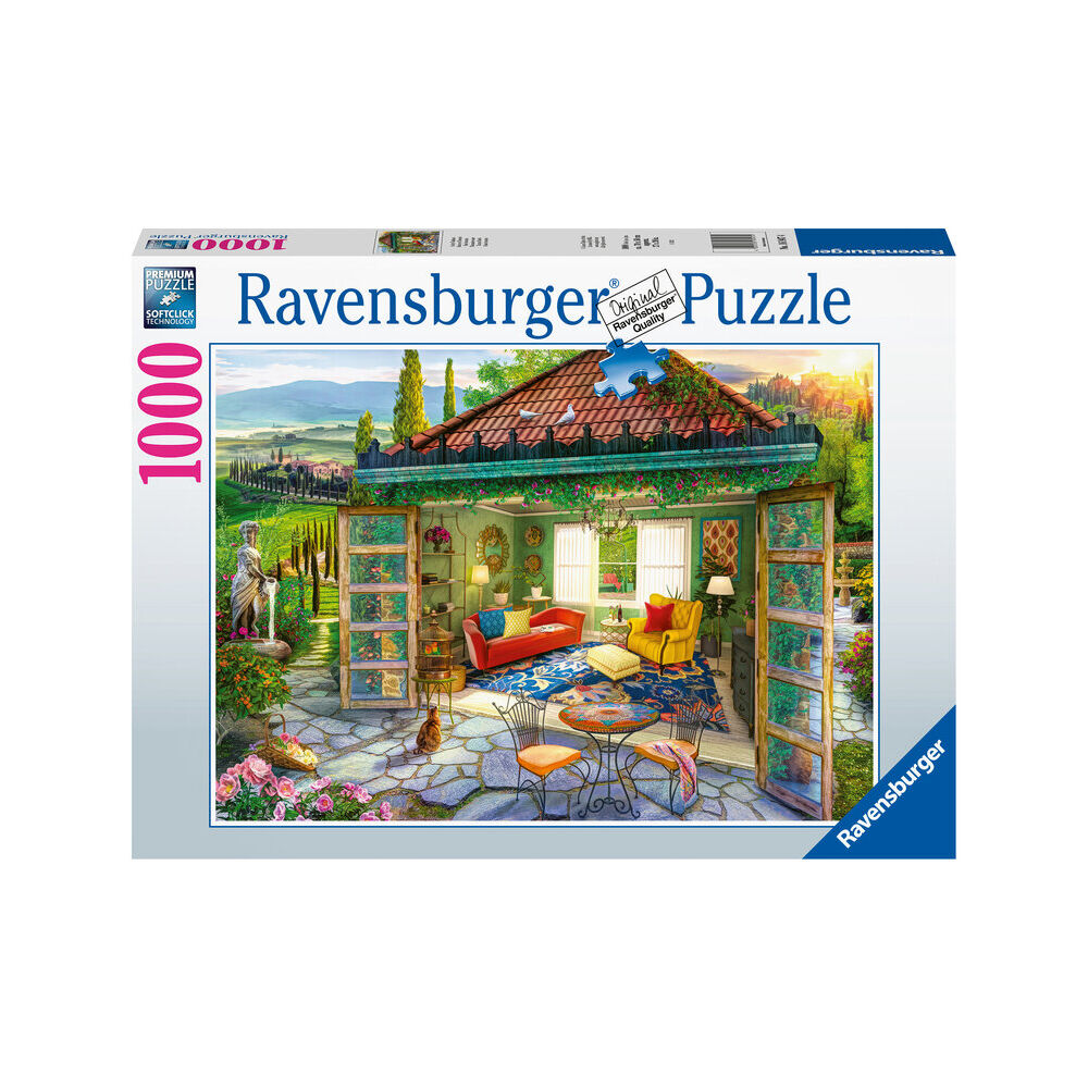 1000pc Ravensburger Tuscan Oasis Jigsaw Puzzle 70x50cm 12y+