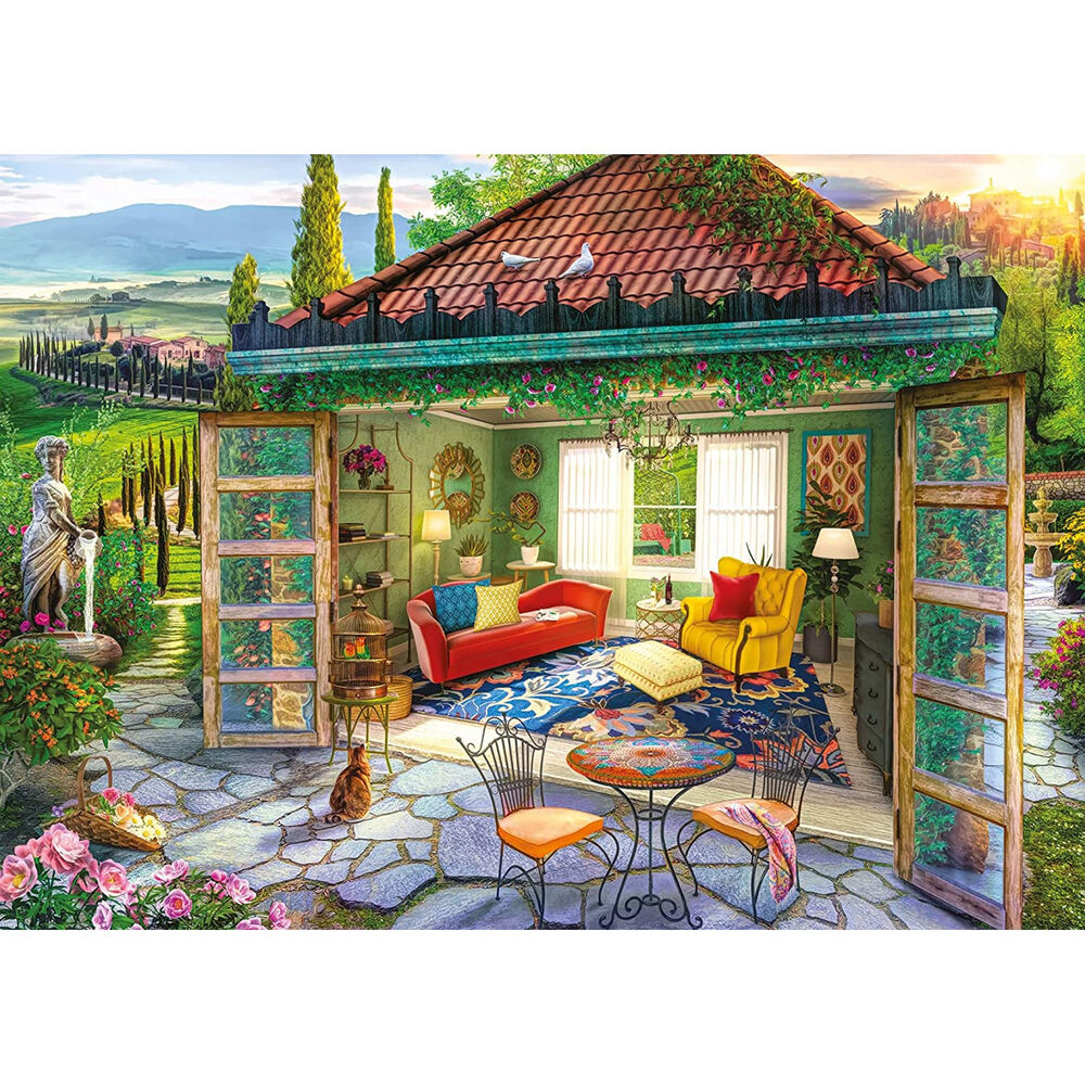 1000pc Ravensburger Tuscan Oasis Jigsaw Puzzle 70x50cm 12y+