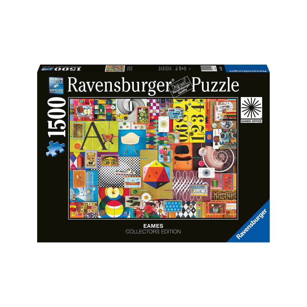 1500pc Ravensburger Eames House Of Cards Jigsaw Puzzle 84x60cm