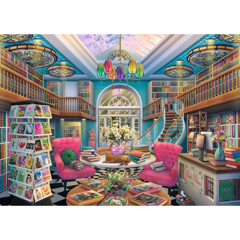 1000pc Ravensburger The Book Palace Jigsaw Puzzle 70x50cm 14y+