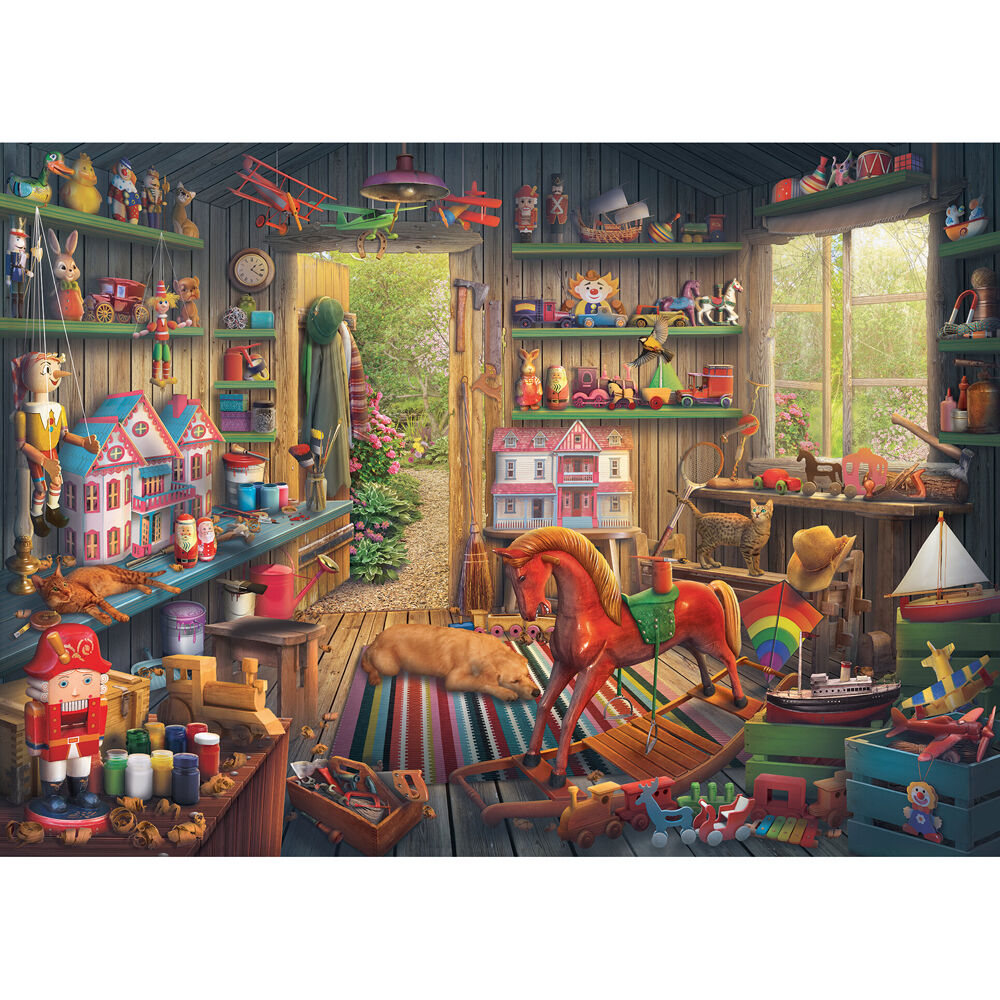 1000pc Ravensburger Nostalgic Toys Jigsaw Puzzle 70x50cm 14y+