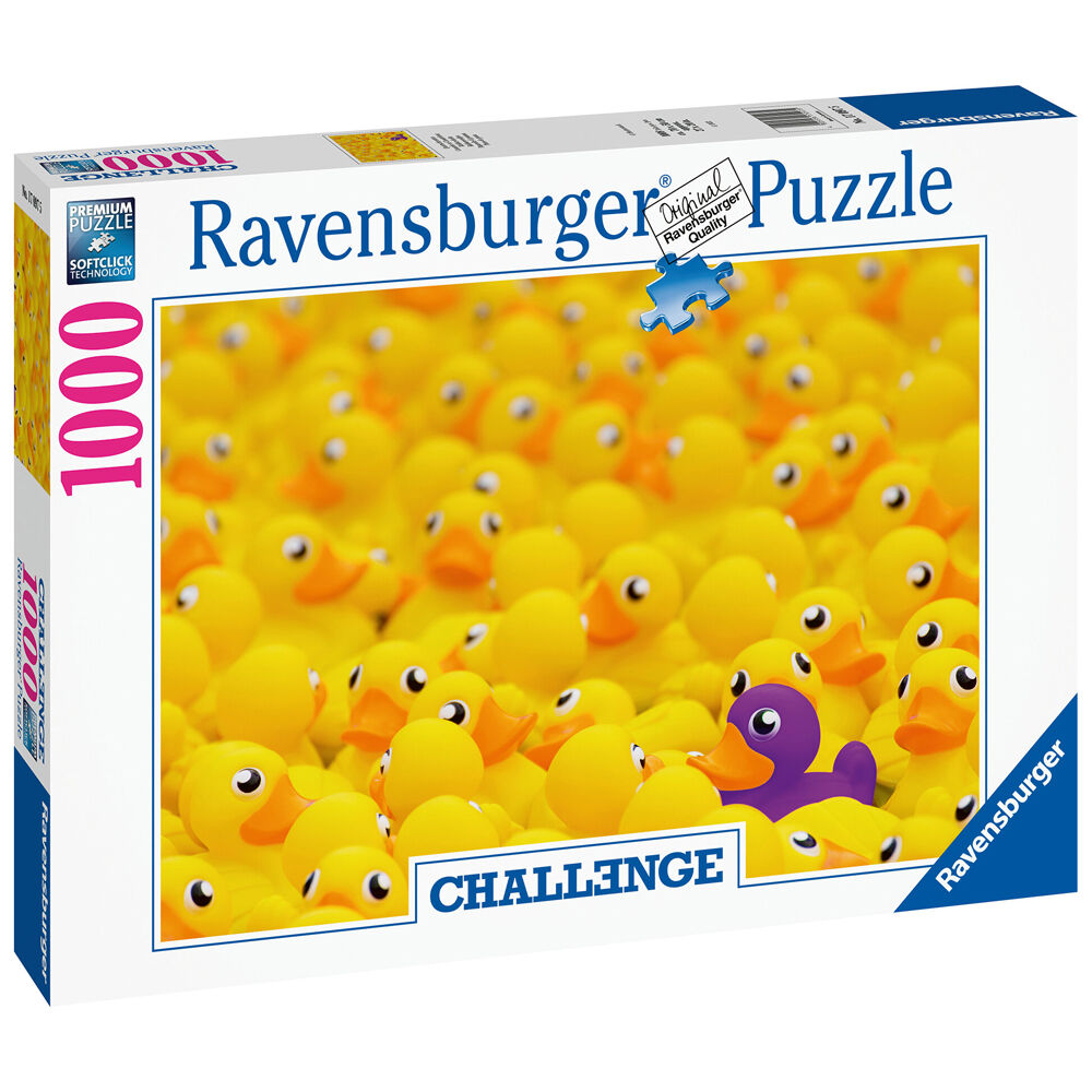 1000pc Ravensburger Rubber Ducks Jigsaw Puzzle 70x50cm 12y+