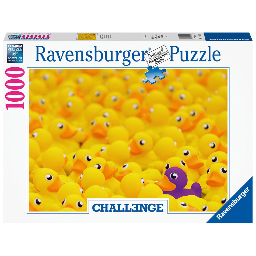 1000pc Ravensburger Rubber Ducks Jigsaw Puzzle 70x50cm 12y+