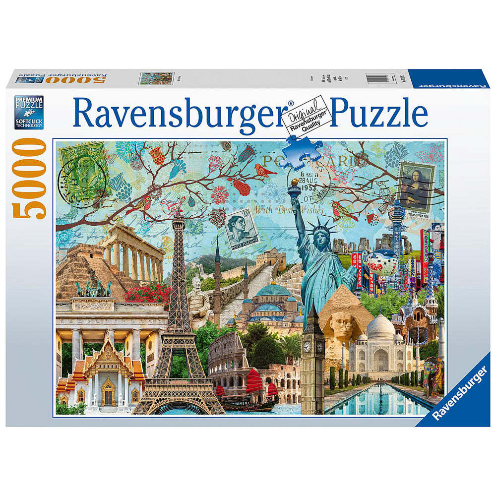 5000pc Ravensburger Big City Collage Jigsaw Puzzle