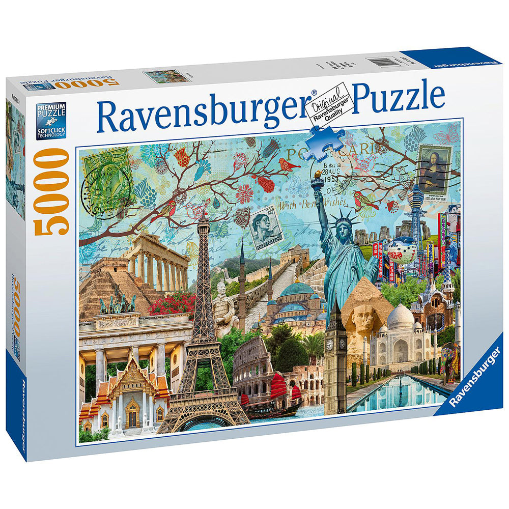 5000pc Ravensburger Big City Collage Jigsaw Puzzle