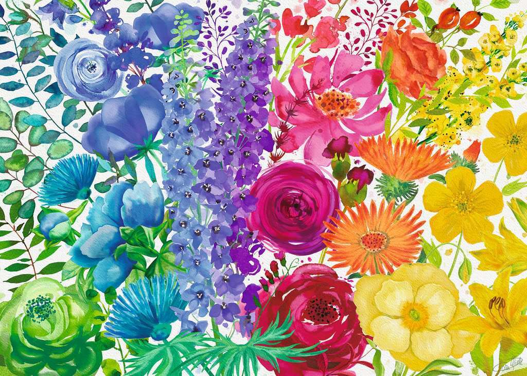 300pc Ravensburger Magnificent World Of Flowers Family Jigsaw Puzzle