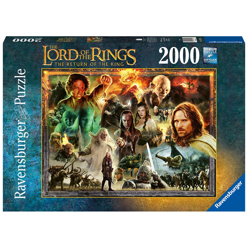 2000pc Ravensburger LOTR The Return Of The King Jigsaw Puzzle 98x75cm 14y+