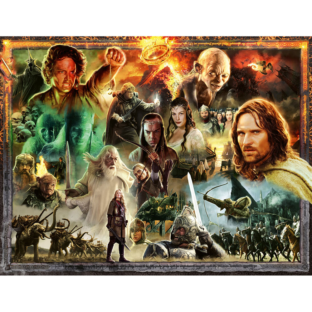 2000pc Ravensburger LOTR The Return Of The King Jigsaw Puzzle 98x75cm 14y+