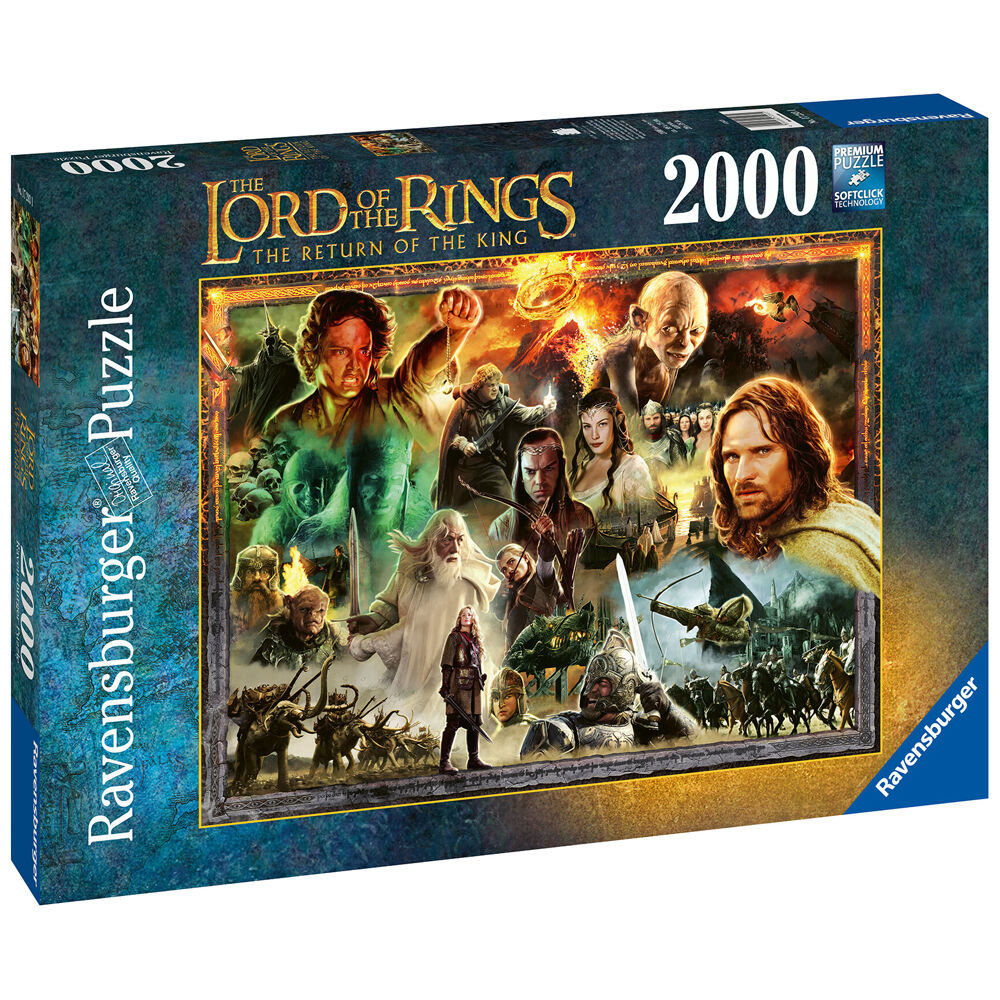 2000pc Ravensburger LOTR The Return Of The King Jigsaw Puzzle 98x75cm 14y+