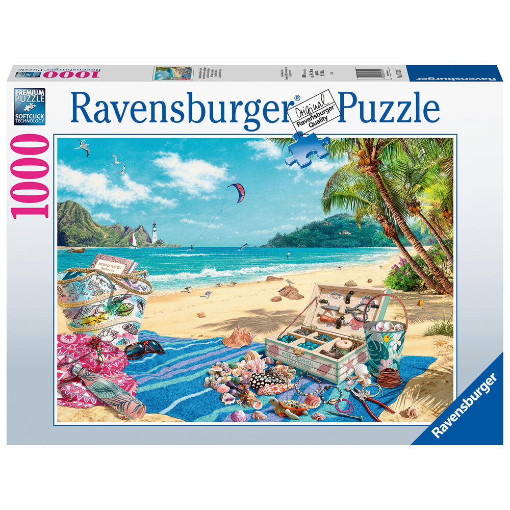 1000pc Ravensburger The Shell Collector Jigsaw Puzzle 70x50cm 14y+