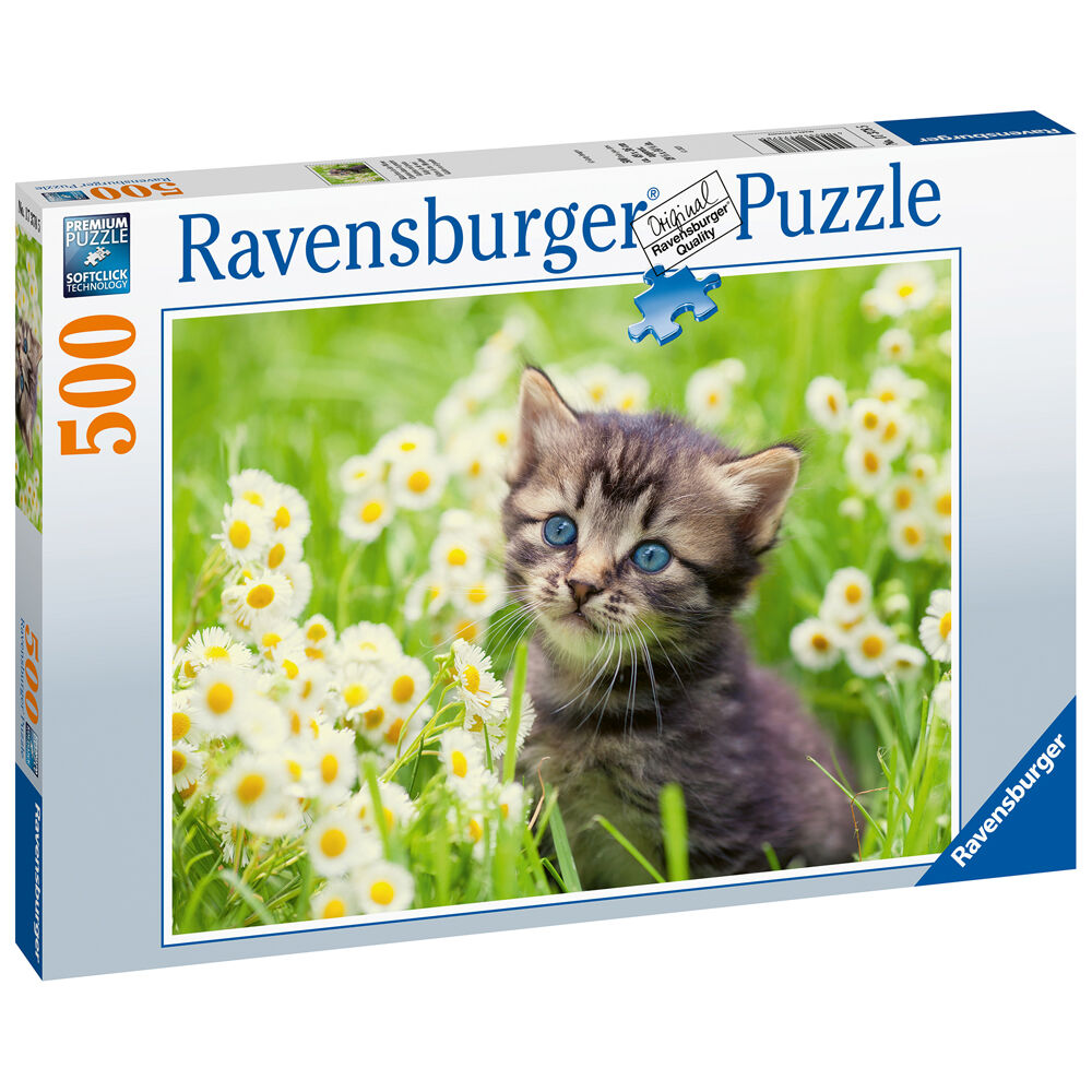 500pc Ravensburger Kitten in the Meadow Jigsaw Puzzle Teens/Family