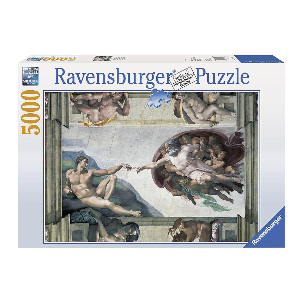 5000pc Ravensburger Michelangelo The Creation Of Adam Jigsaw Puzzle