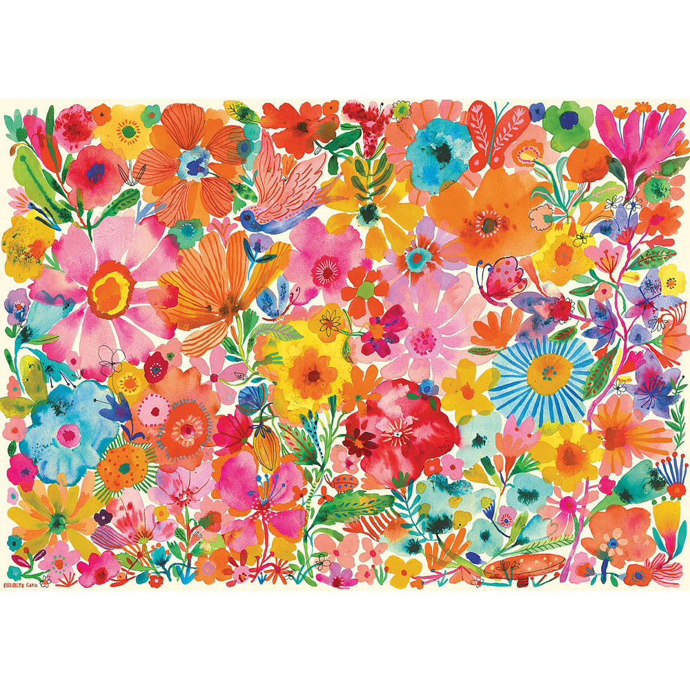1000pc Ravensburger Blossoming Beauties Jigsaw Puzzle