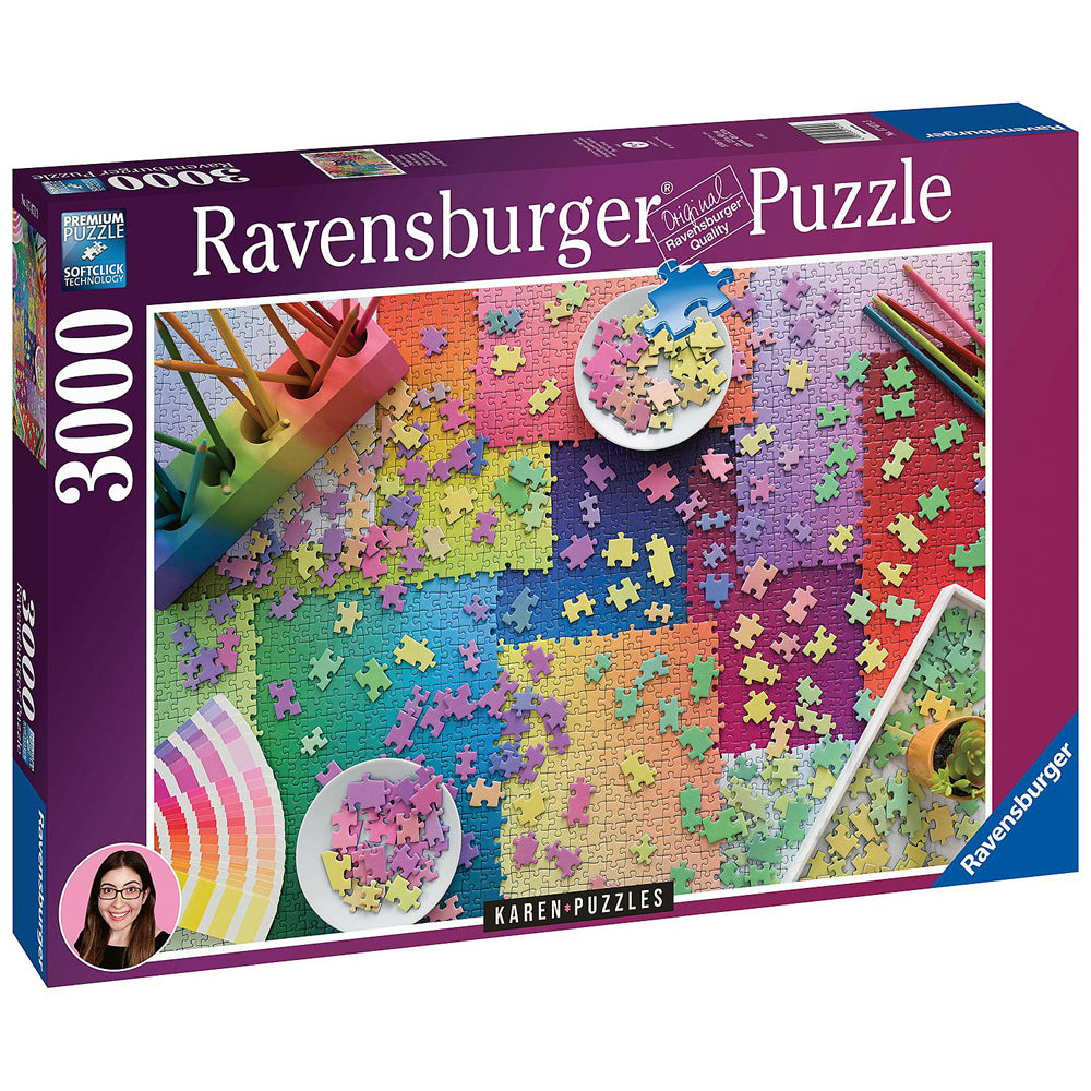3000pc Ravensburger Jigsaw Puzzles On Puzzles 121x80cm