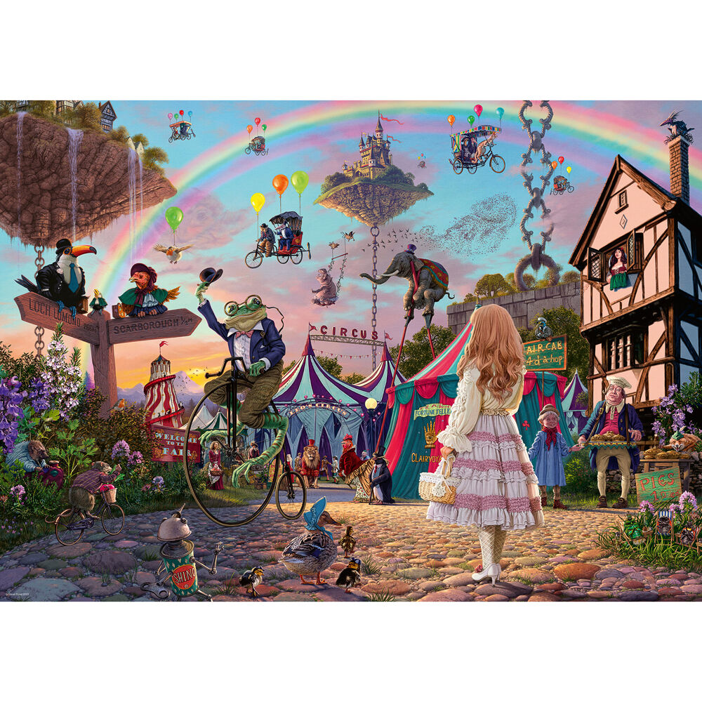 1000pc Ravensburger Look & Find No 2 Enchanted Circus Jigsaw 70x50cm 14y+