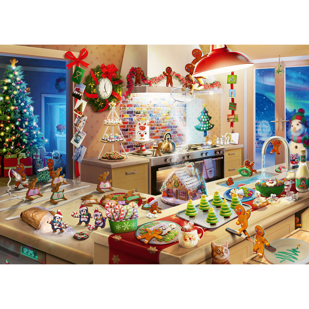 1000pc Ravensburger Merry Mischief Jigsaw Puzzle 70x50cm 14y+