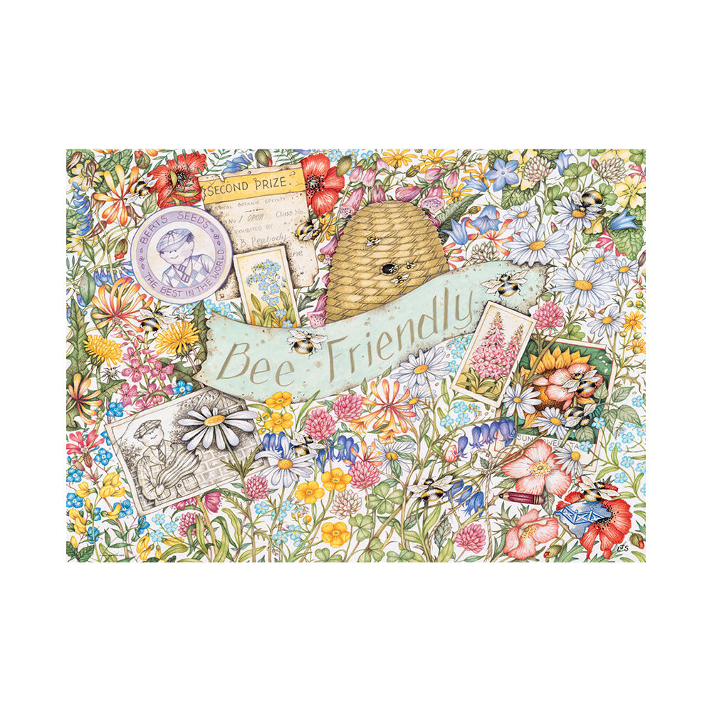 1000pc Ravensburger Bee Friendly Jigsaw Kids Puzzle Toy 70x50cm 12y+