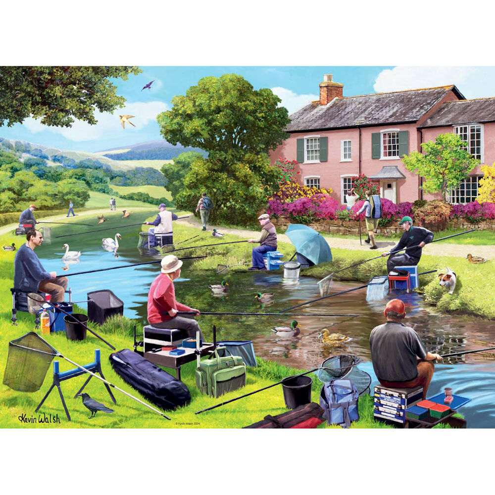 4x 500pc Ravensburger Happy Days No7 Favourite Pastimes Jigsaw 49x36cm 14y+