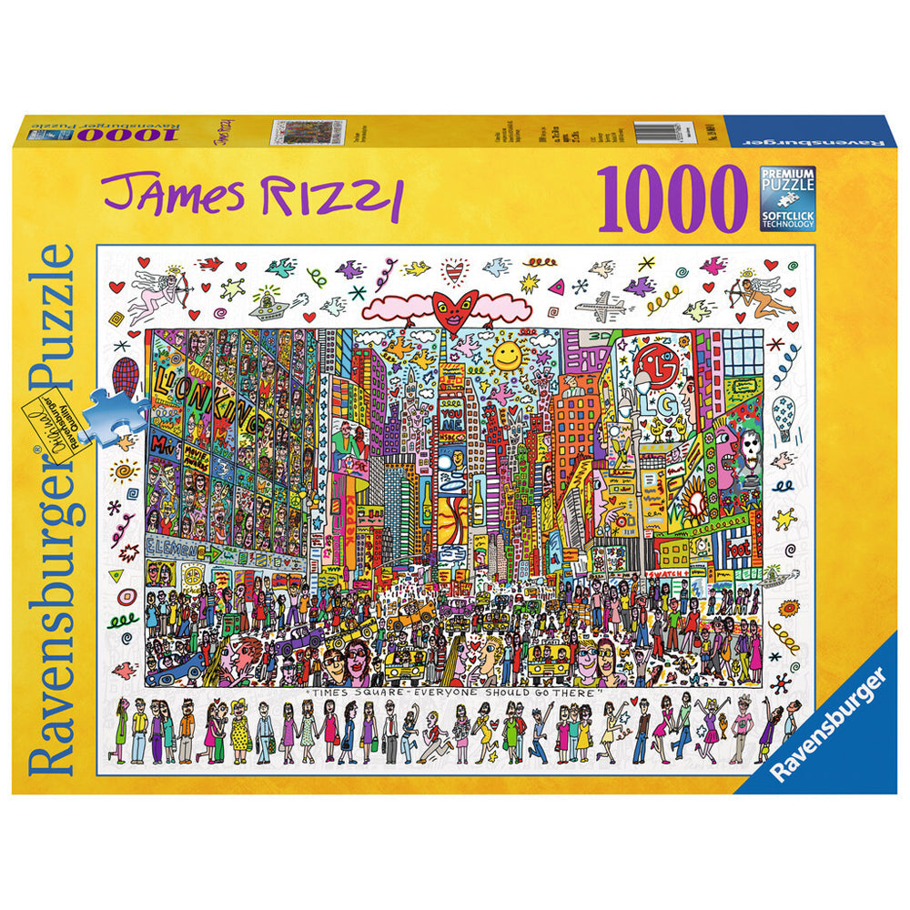 1000pc Ravensburger Rizzi Times Square Jigsaw Puzzle