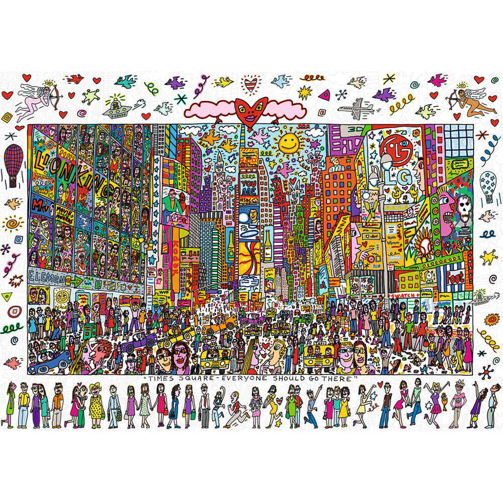 1000pc Ravensburger Rizzi Times Square Jigsaw Puzzle