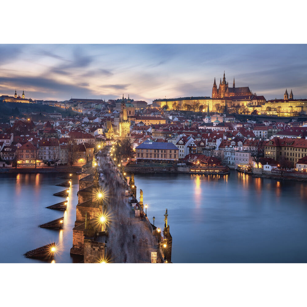 1000pc Ravensburger Prague At Night Jigsaw Puzzle 70x50cm 12y+