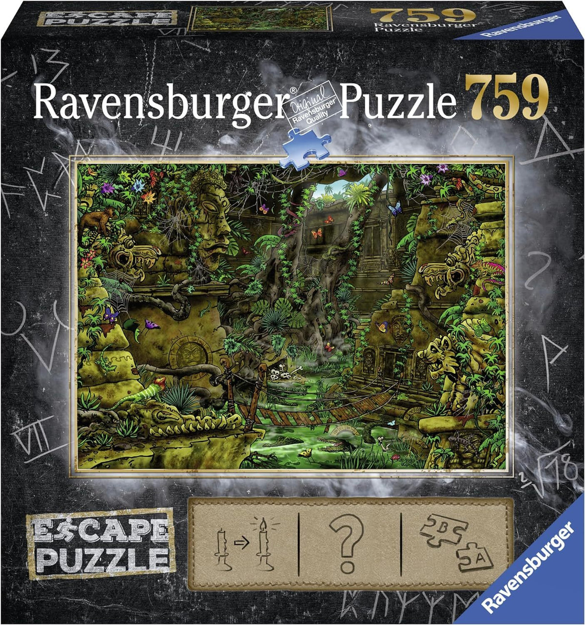 Ravensburger Escape 2 The Temple Grounds Puz Game Set Adults