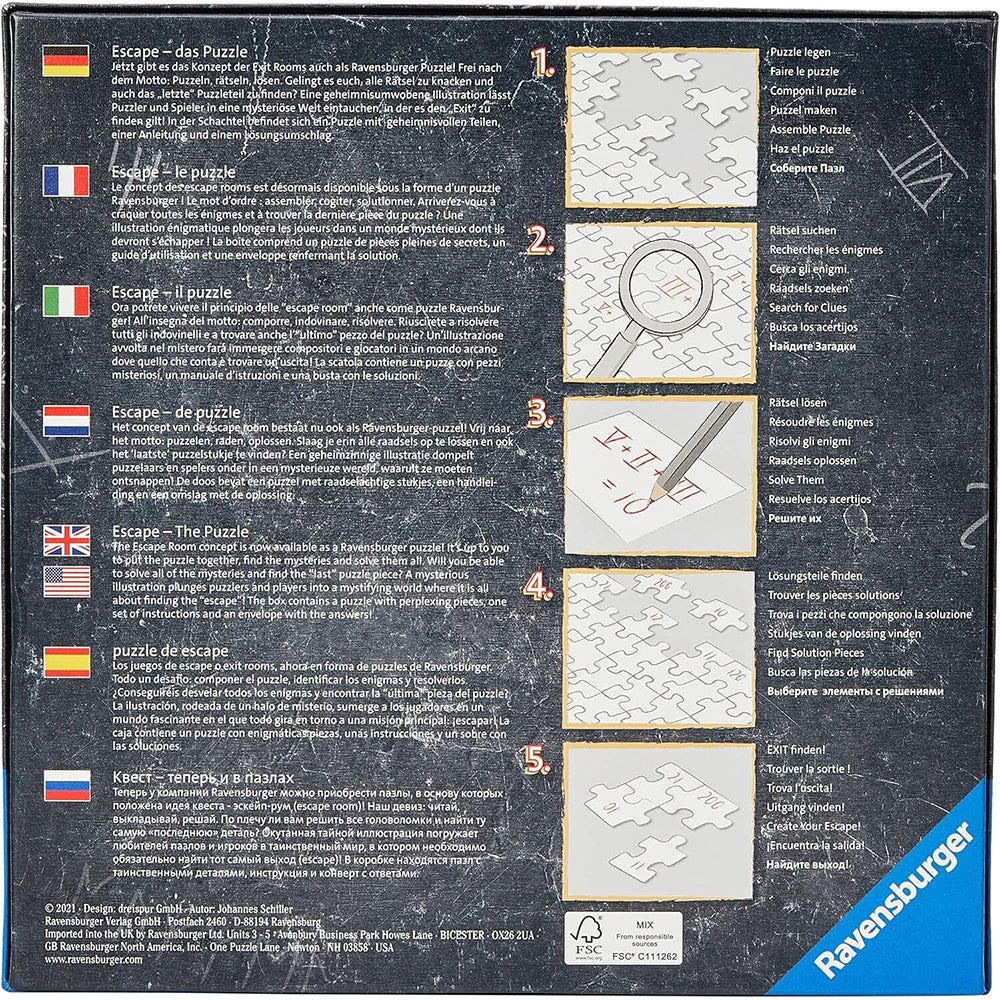 759pc Ravensburger Escape 4 Submarine Jigsaw Puzzle