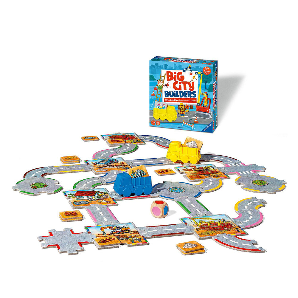 Ravensburger Big City Builders Puzzle & Play Construction Game 3y+
