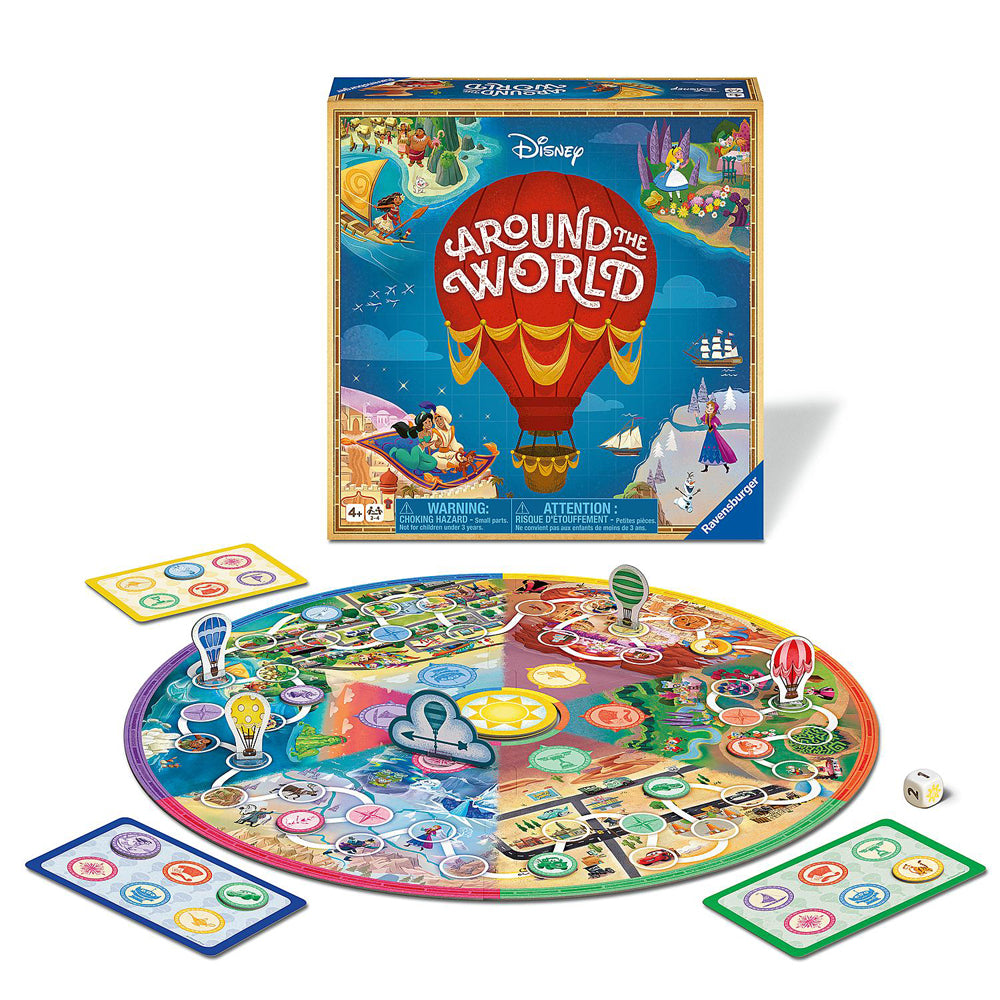Ravensburger Disney Around The World 2-4 Players Board Game 4y+