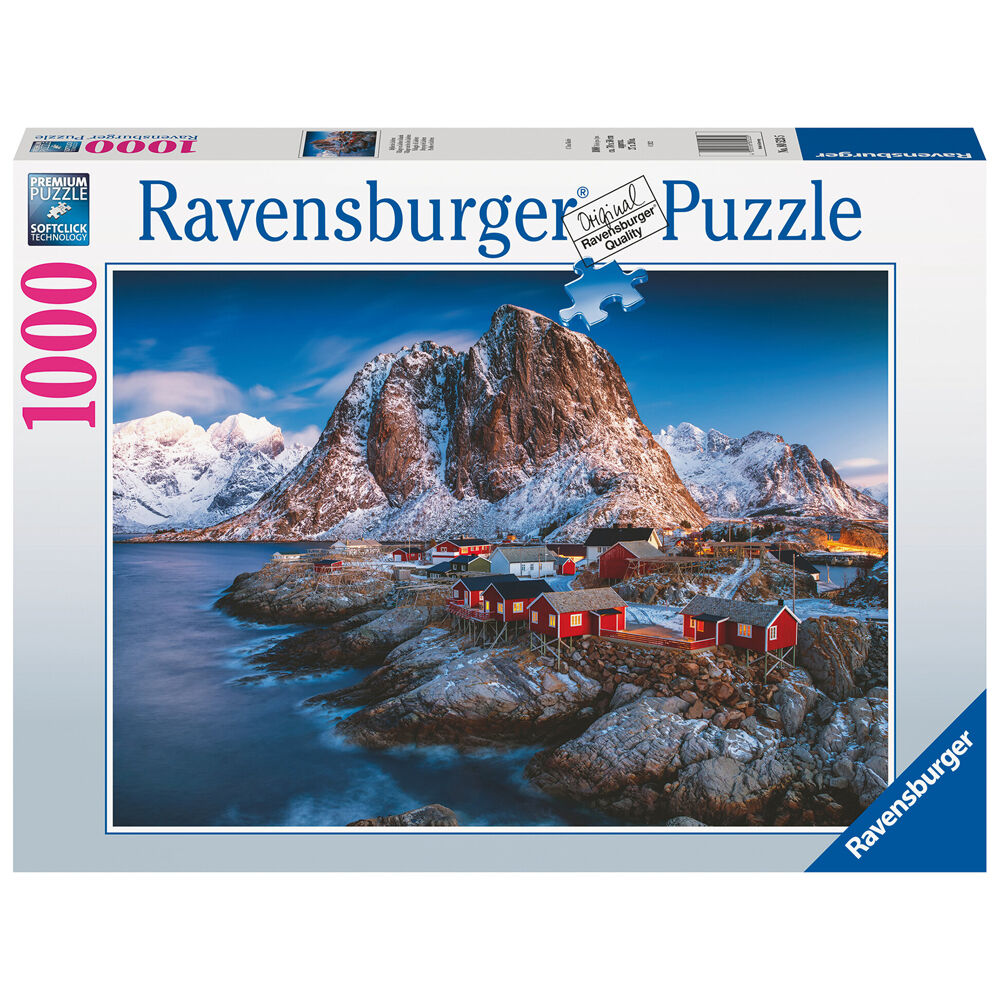1000pc Ravensburger Village on Lofoten Islands Jigsaw Puzzle 70x50cm 12y+