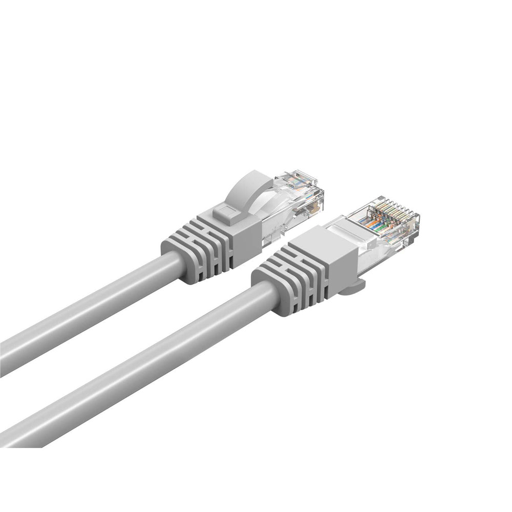 20PK Cruxtec CAT6 10GbE Home/Office Ethernet Cable 1m - Grey