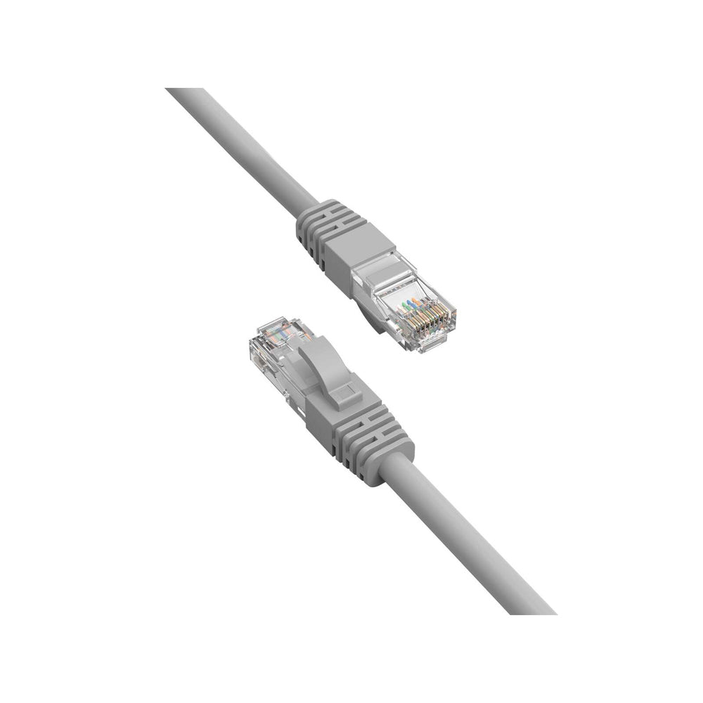 8PK Cruxtec CAT6 10GbE Home/Office Ethernet Cable 5m - Grey