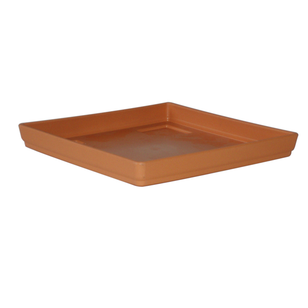 2PK Homeleisure Replicotta Square Saucer for 290mm Pot Garden