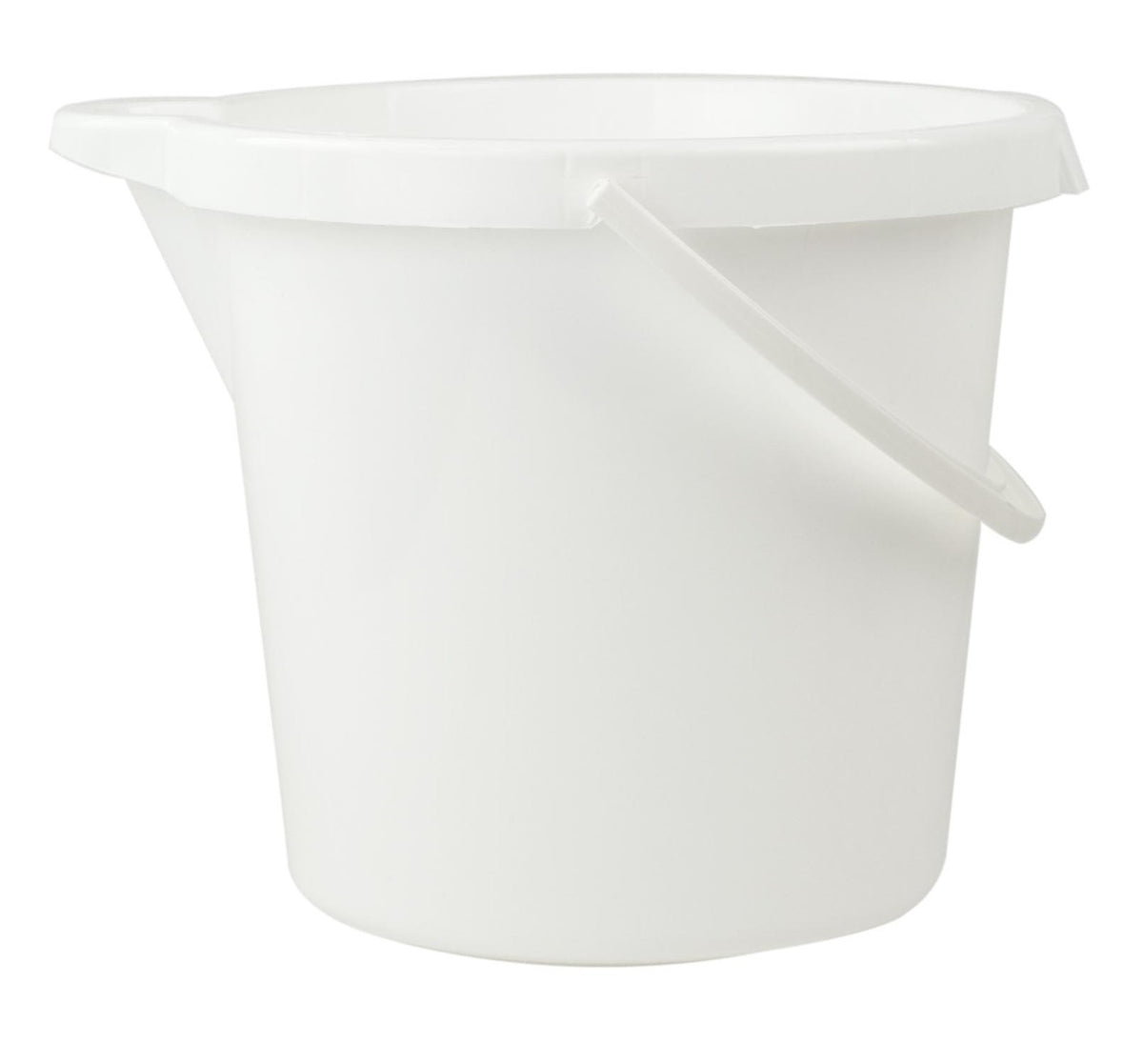 3PK Homeleisure Bucket W/Lip 11L White Kitchen Cooking