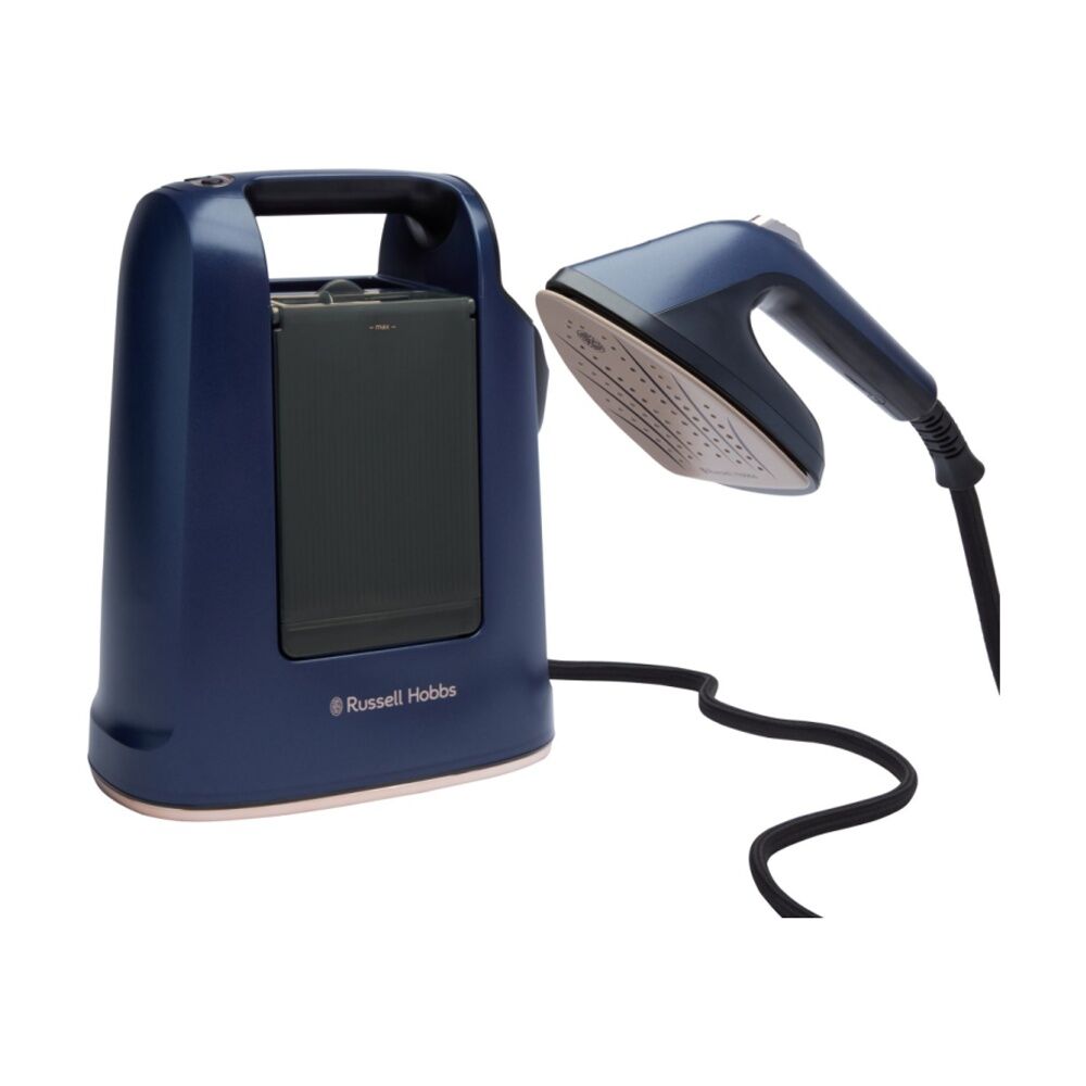 Russell Hobbs Supreme Handheld Steam Cleaner Maestro Clothes Iron Navy/Champagne