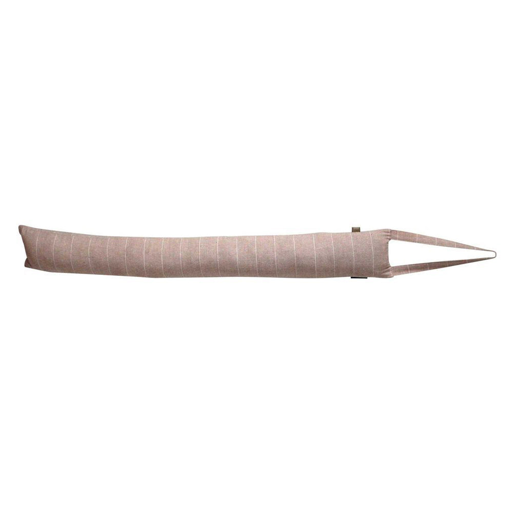 Belle Wild Stripe Draught Stoppers Wind Blocker 90cm - Almond