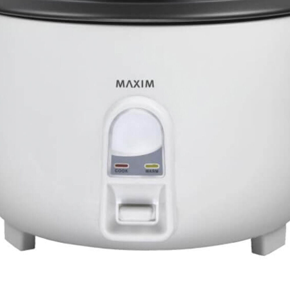Maxim Kitchenpro 30-Cup Electric 40cm Rice Cooker - White