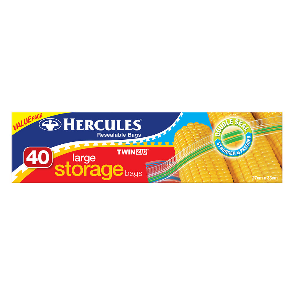 2x 40pc Hercules Large Storage Bags