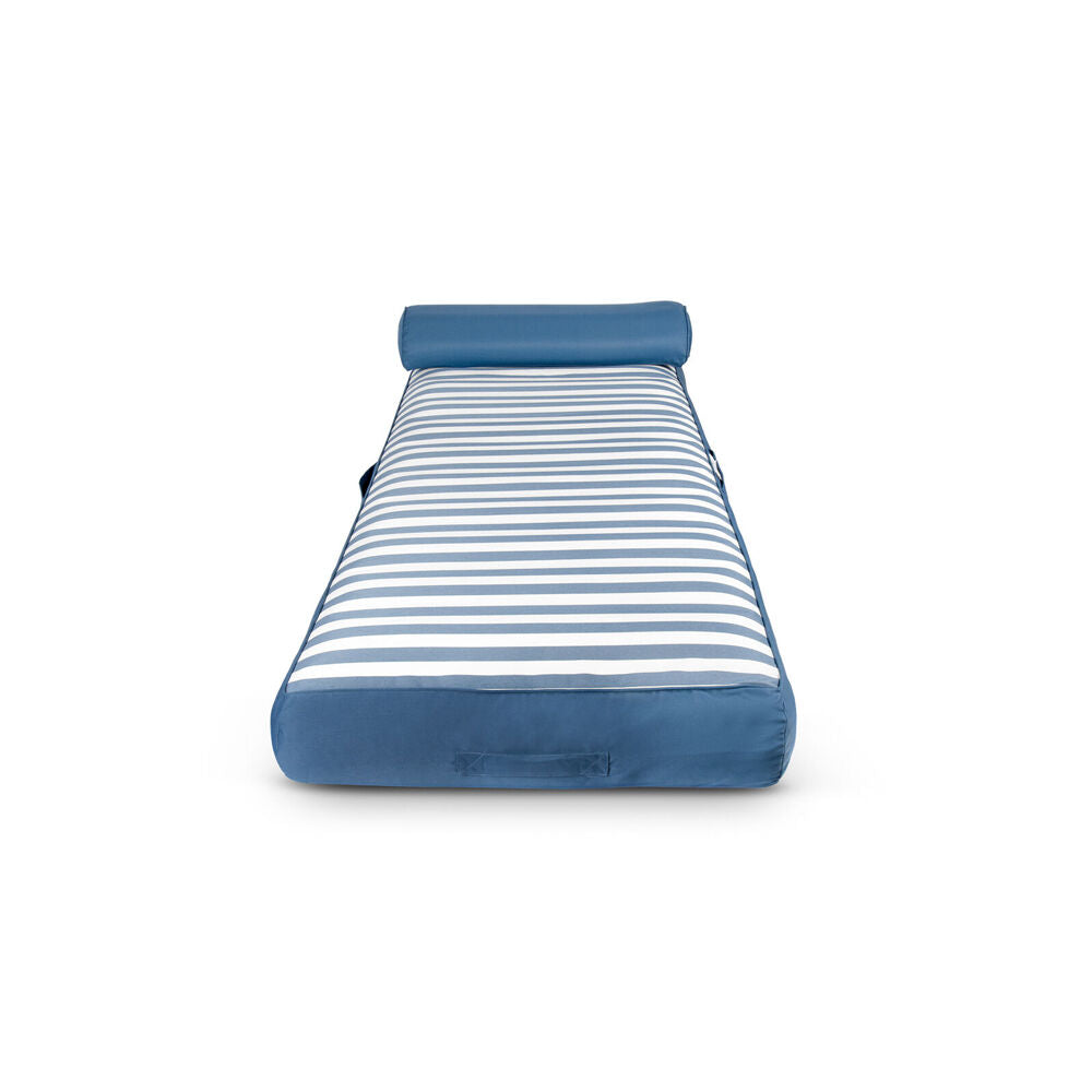 Spire Adalus Inflatable Pool/Beach Lounger Durable Fabric 190x90x22cm Blue