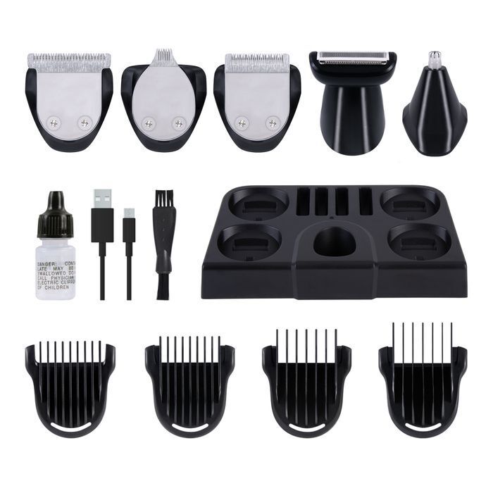 Remology 5in1 Rechargeable Electric Cordless Ultimate Grooming Trimming Kit