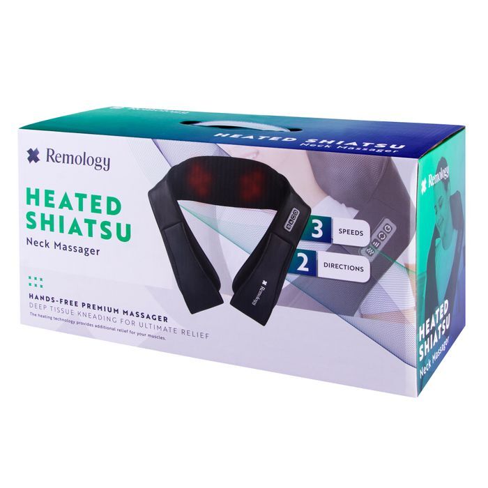 Remology Heated Shiatsu Handsfree Premium Neck Massager