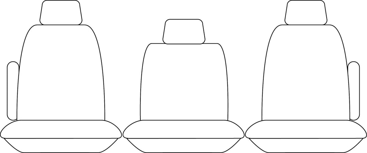 Sperling Empire Leather Middle Black Seat Covers - Carnival 2015-2020
