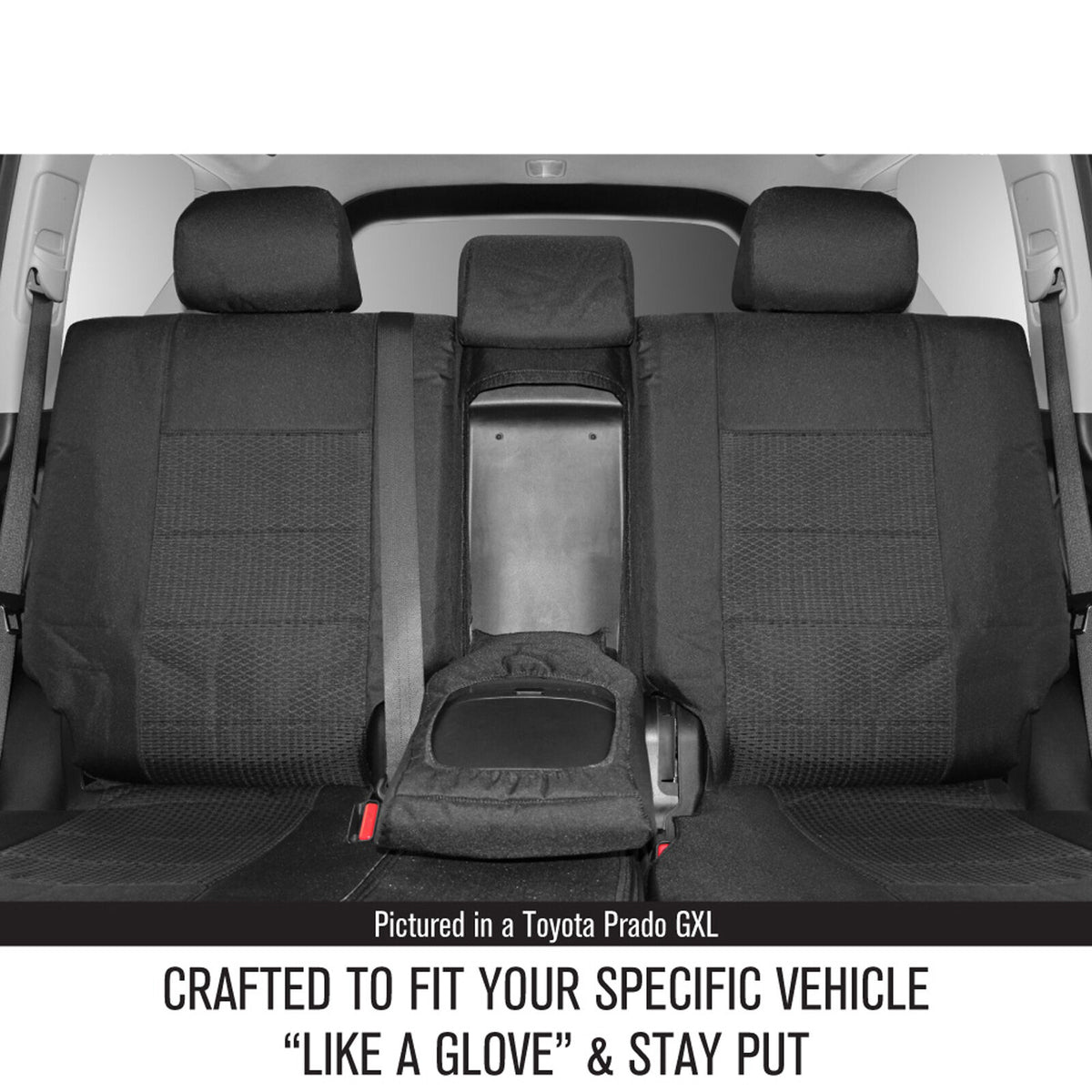Sperling Weekender Jacquard Rear Black Seat Covers - Forester 2013-2018