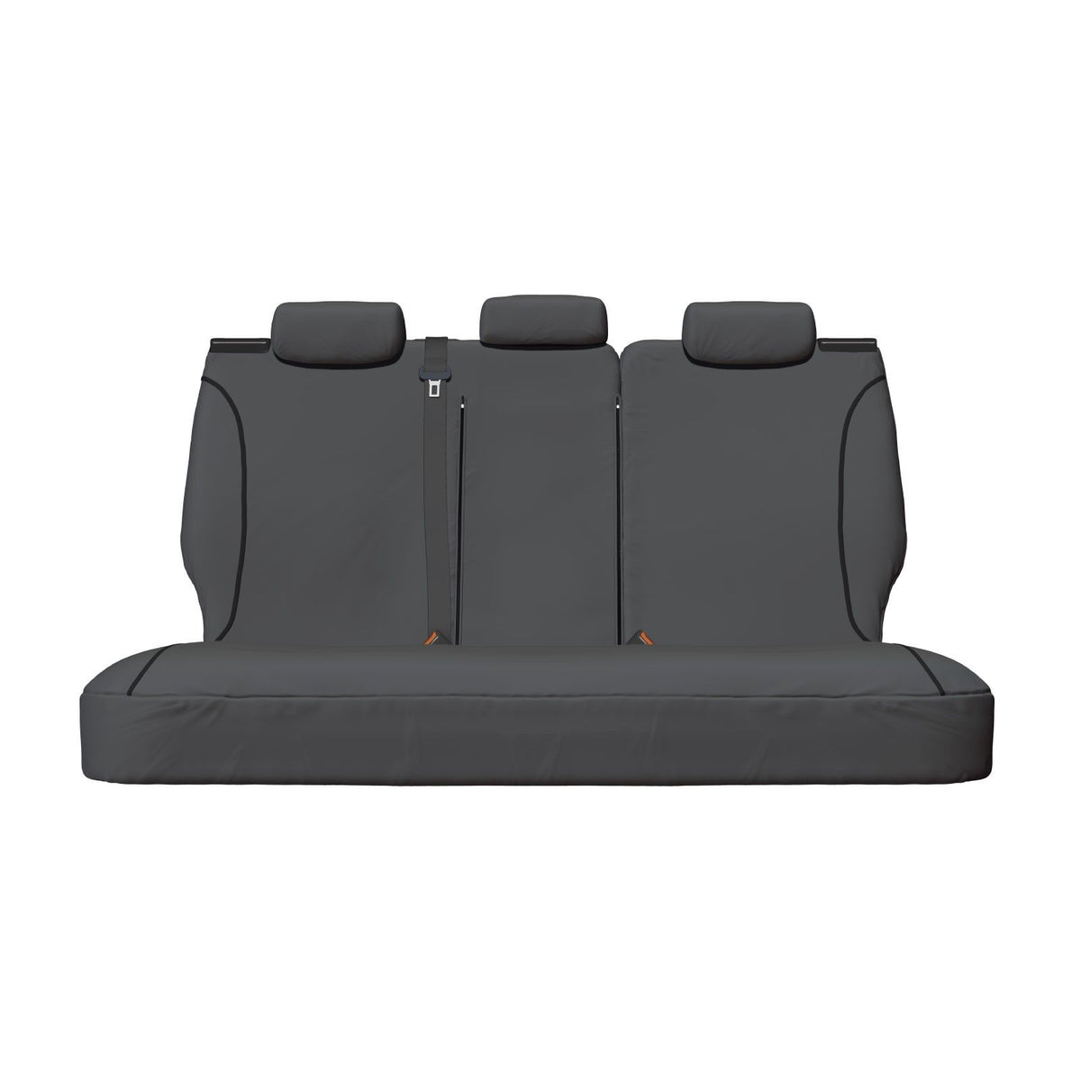 Sperling Tradies Canvas Rear Grey Seat Covers - Landcruiser Dual Cab 2012-On