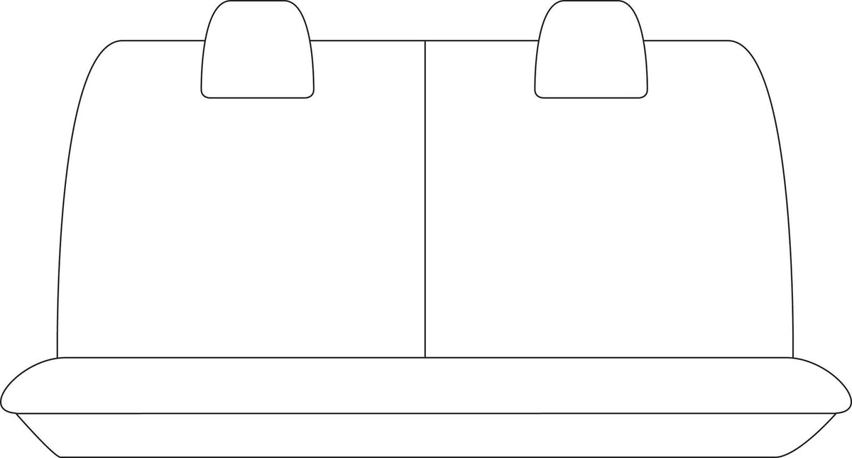 Sperling Getaway Neoprene Rear Black Seat Covers - Jimny 2018-On