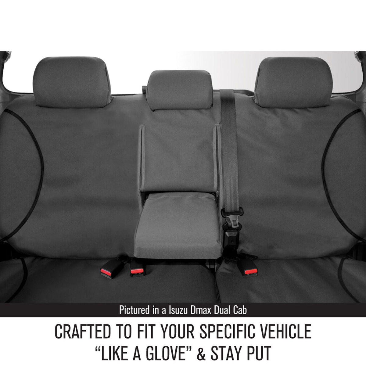 Sperling Tradies Canvas Rear Grey Seat Covers - Patrol 2004-2017