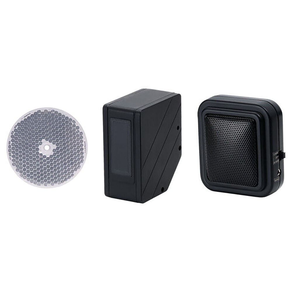 Doss DEA7WL2 Wireless Door/Beam Entry Alarm Security Doorbell Kit Black